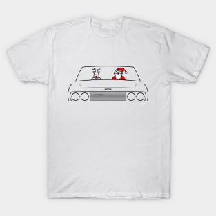 Jensen Interceptor classic British car Christmas special edition T-Shirt